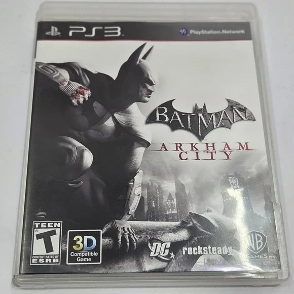 Batman Arkham City PS3 PlayStation‎ 3 2011 Game Complete w/ Manual CIB