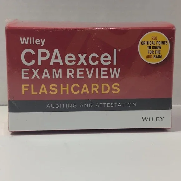 Brand New Wiley CPAexcel Exam Review August 2017‎ Flashcards Regulation For CPA