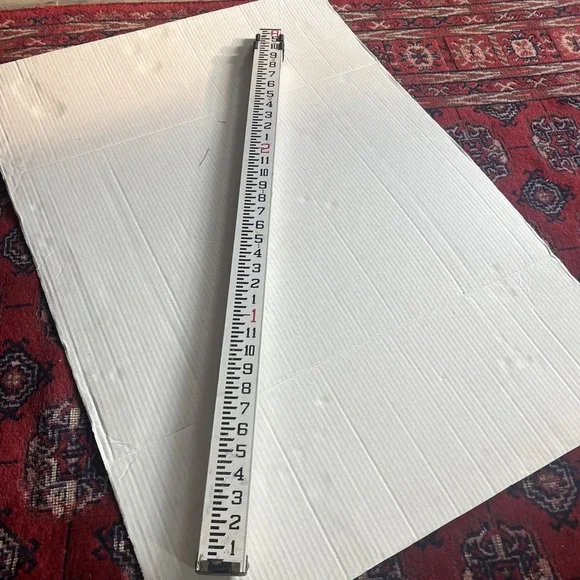 CST/Berger 06-808-C, 8 ft Surveying Measuring Rod Made in India