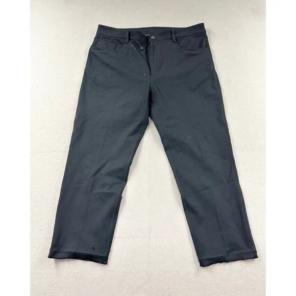 Vuori Pants Men's Gray Meta Performance Athletic Classic Fit Stretch