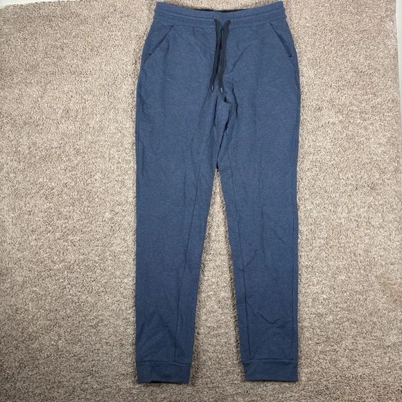 Public Rec All Day Every Day Jogger Mens 32x34 Heather Navy Blue Pima Cotton