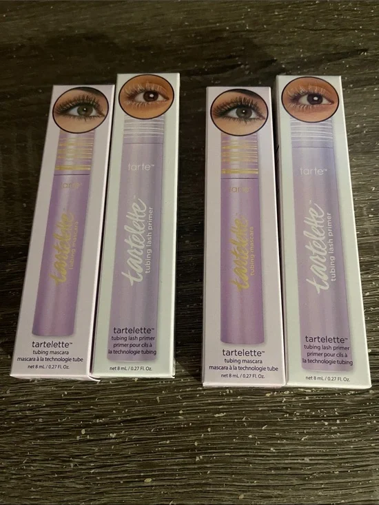 LOT 2 SETS- (4 total) Tartelette Tubing Mascara & Lash Primer Set