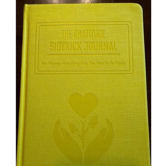 Habit Nest The Gratitude Sidekick Journal Yellow Hardcover Mindfulness Book New