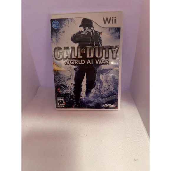 Call of Duty: World at War (Nintendo Wii, 2008) CIB Complete With Manual