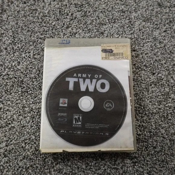 Army Of Two Sony PS3 Play Station‎ 3 EA Video Game War Fighting Battle Combat