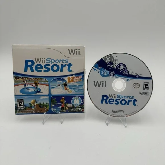 Nintendo Wii Sports Resort Nintendo Wii Slip Cover No Manual Tested Works