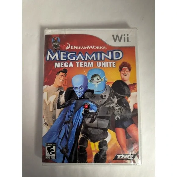 Megamind: Mega Team‎ Unite - (Nintendo Wii, 2010) - Sealed