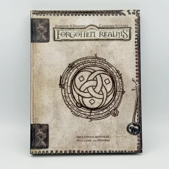 Wizards Dungeons & Dragons Forgotten Realms Campaign Setting HC 2001 RPG