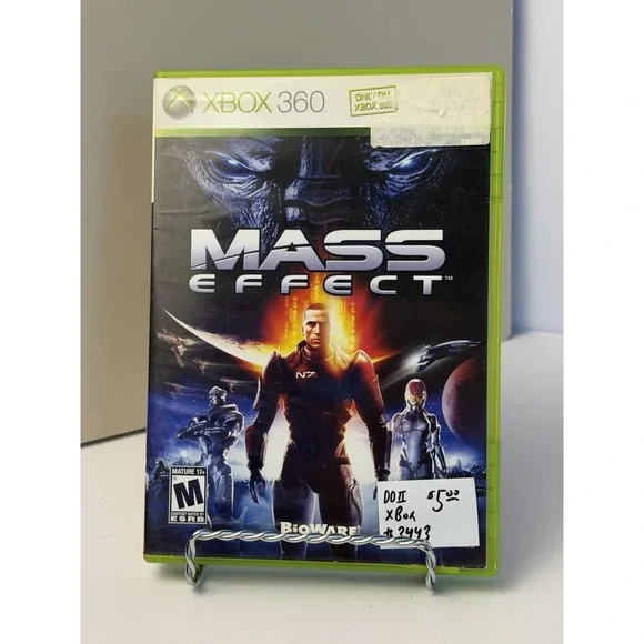 Mass Effect Xbox 360 Microsoft BioWare 2007 Sci-Fi RPG Video Game CIB Complete