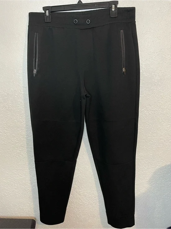 Aeropostale Black Zip-Pocket Jogger Pants