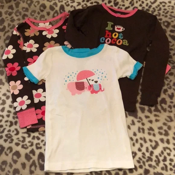 Carter’s and Old Navy Pajama Top Bundle Graphic 3T 4T