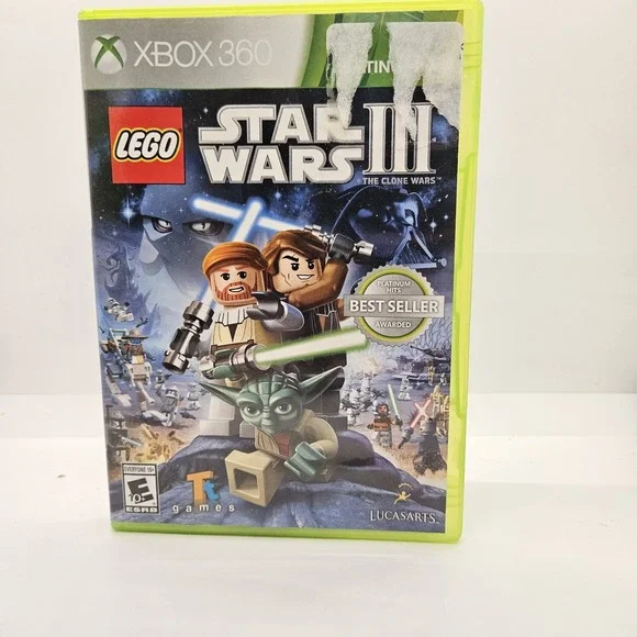 LEGO Star‎ Wars III The Clone Wars Xbox 360 Platinum Hits Complete
