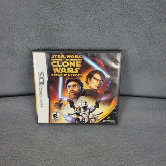 Star Wars The Clone Wars Republic Heroes Nintendo DS‎ Video Game Complete CIB