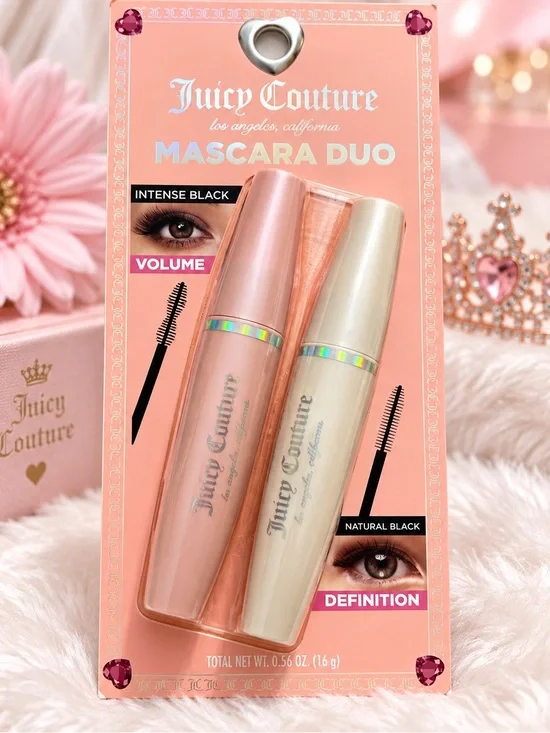 Juicy Couture Mascara Duo in Pink & Cream Tubes