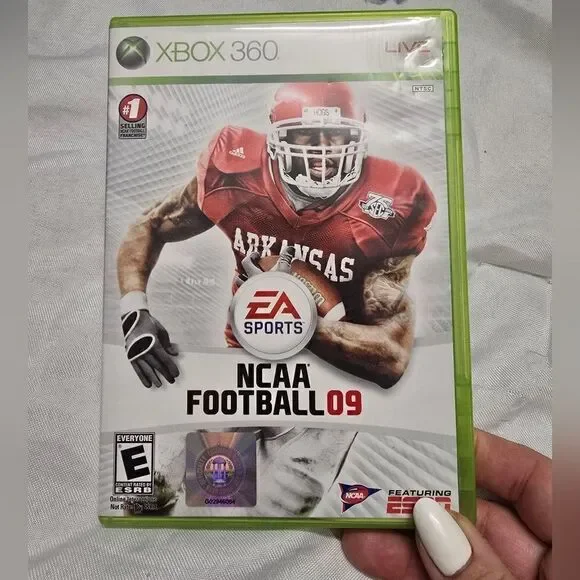 NCAA FOOTBALL 09 (Microsoft Xbox 360, 2008) COMPLETE