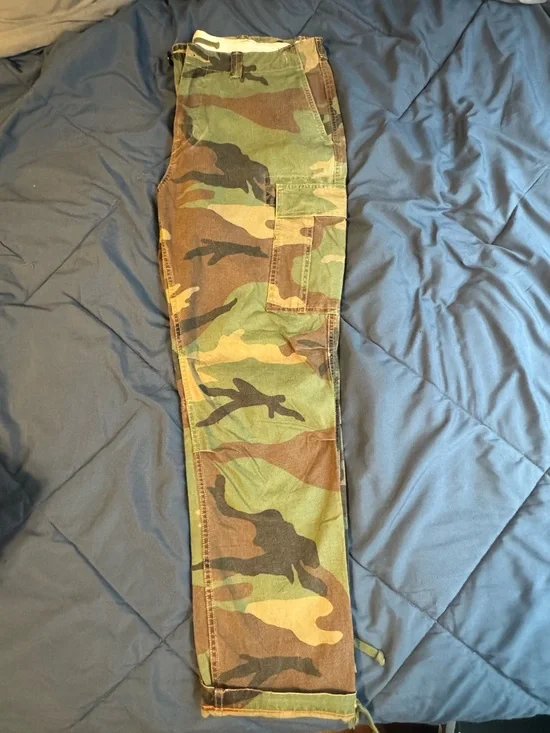 Ralph Lauren Men's Camouflage Cargo Pants - Green/Brown