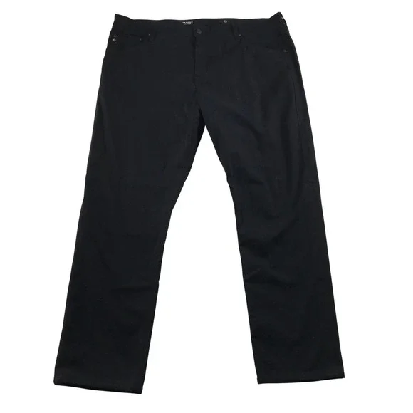 AG Adriano Goldschmied The Everett Slim Straight Black Pants 40x32 1794SUDSBA 32