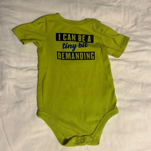 Green Kids One‎ Piece Bodysuit