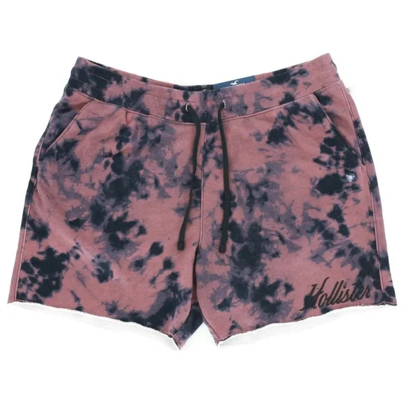 Hollister Mens Tie Dye Jogger Shorts‎ 5