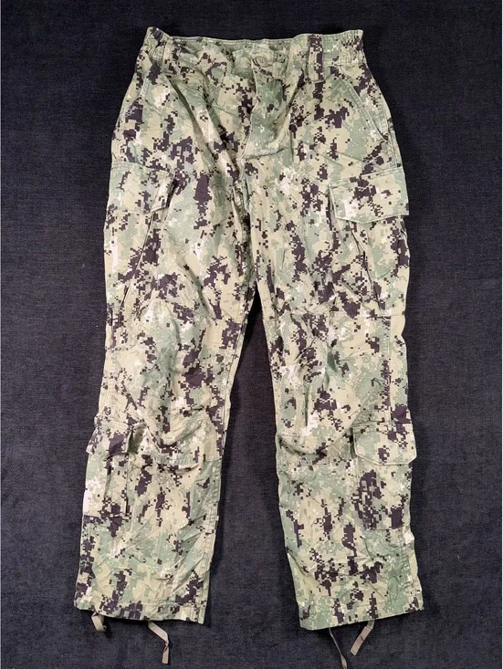 Navy Working Uniform Type III Tactical Cargo Pants 50% Nylon 50% Cotton Ripstop