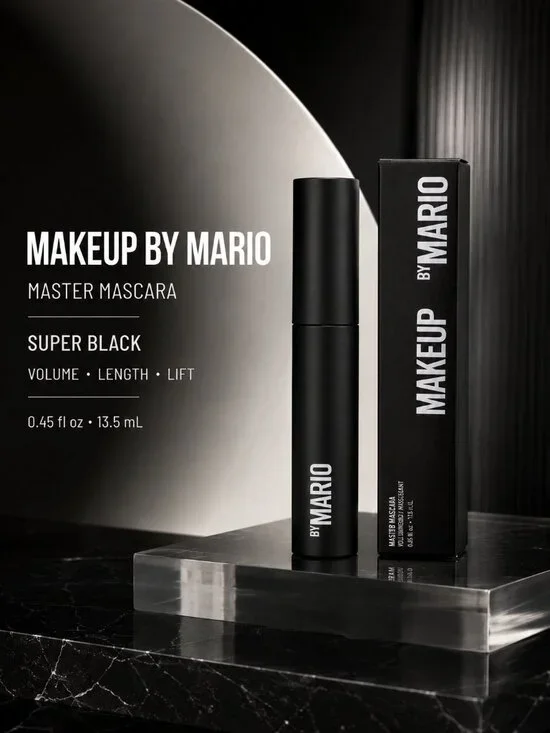 MAKEUP BY MARIO Master Mascara Volumizing Lift Super Black Full Size NIB