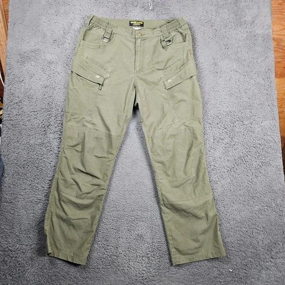 Hard Land Tactical Pants Men's 32x31‎ Convertible Green Gorpcore