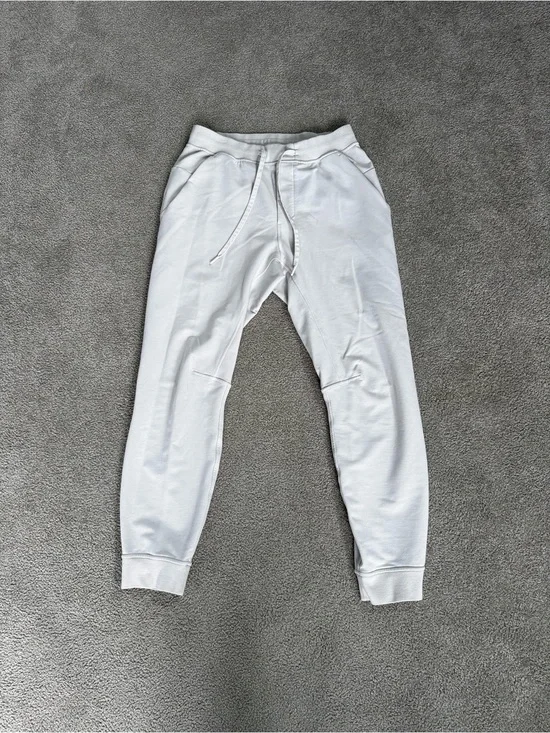 lululemon athletica Men's White Drawstring Joggers