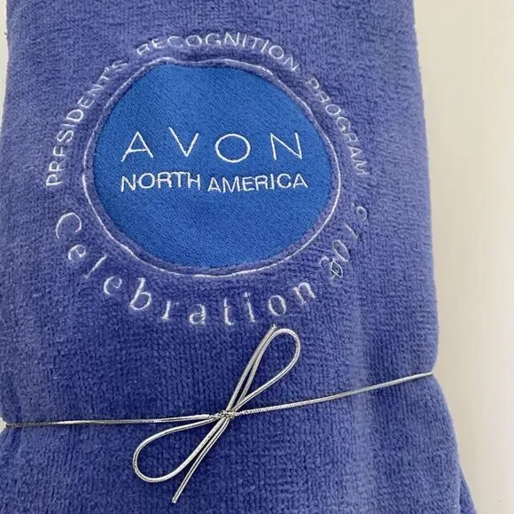 Diplomat North America 2013 Avon Celebration Gift Large Beach Towel Blue