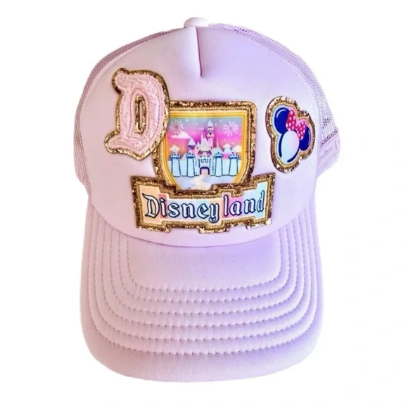 Disney Parks Stoney Clover Lane Disneyland Patch Trucker Cap Hat - NWT