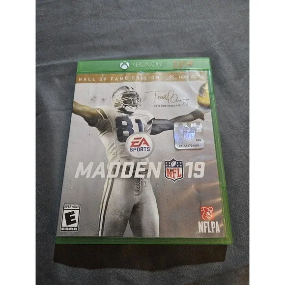 Madden NFL 19 Hall of Fame Edition Xbox‎ One Terrell Owens Cover Sports Game