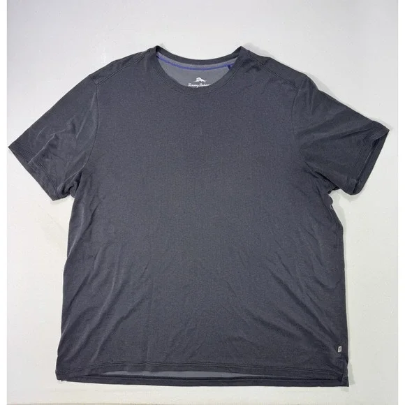 Tommy Bahama Mens 3XL Gray Tencel Modal Polyester Short Sleeve T-Shirt Summer