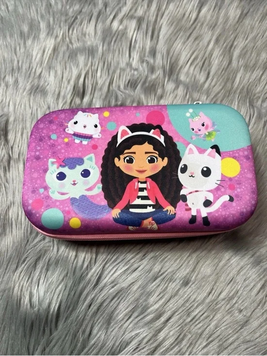 Gabbys Dollhouse Zip Open Pencil Marker School Supply Case