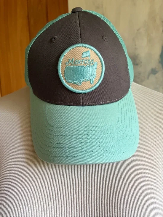 American Needle Mint Green & Gray Masters Golf Tournament Trucker Hat Adjustable