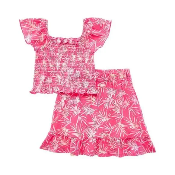 Marion Girls 2Pc Top & Skirt Set