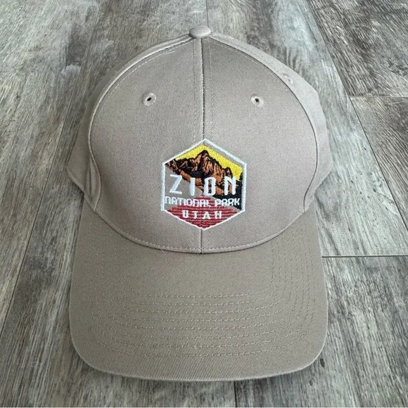 Zion National Park, Utah Tan Baseball SnapBack Cap