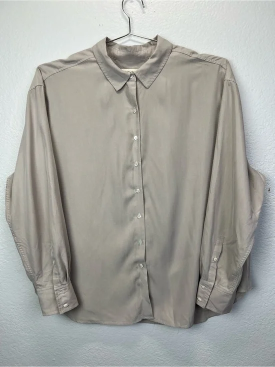 Haven Well Within Women's The Daily Shirt in drapey modal Button-Down Shirt XXL