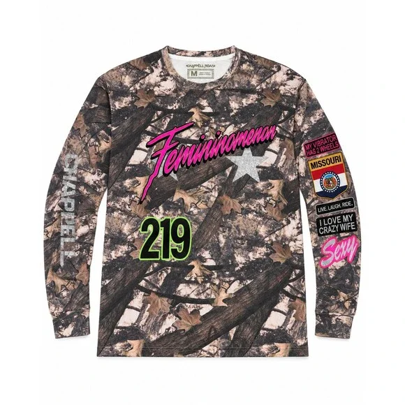 Chappell Roan Femininomenon Camo Long Sleeve Shirt M 219 Midwest Princess Moto