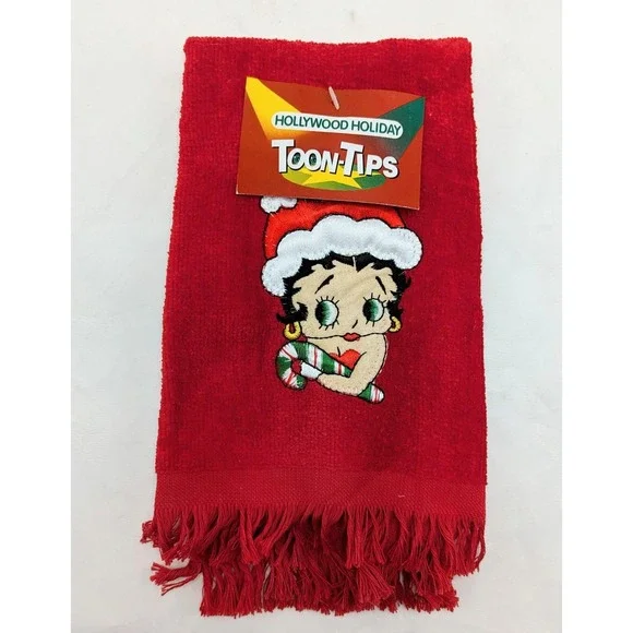 Hollywood Holiday Toon-Tips Betty Boop Christmas Towel