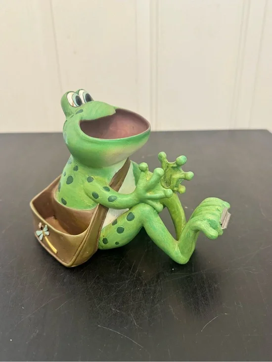 Frog Tape Dispenser Pen Pencil Holder Office Desk Organizer