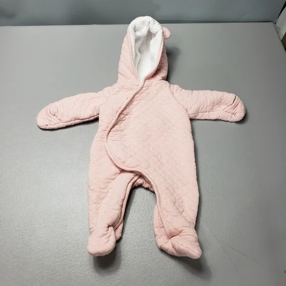 carters baby girls pink winter suit size 3 months