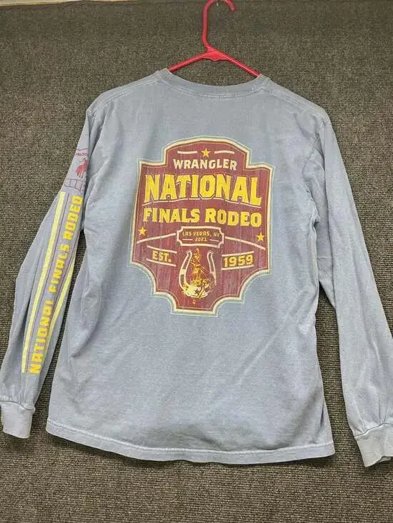 Wrangler National Finals Rodeo 2021 Long Sleeve T-Shirt Medium