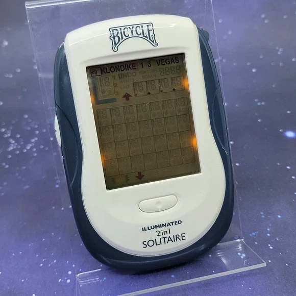 Techno Source Bicycle Illuminated 2 in‎ 1 Solitaire Electronic Tested & Working