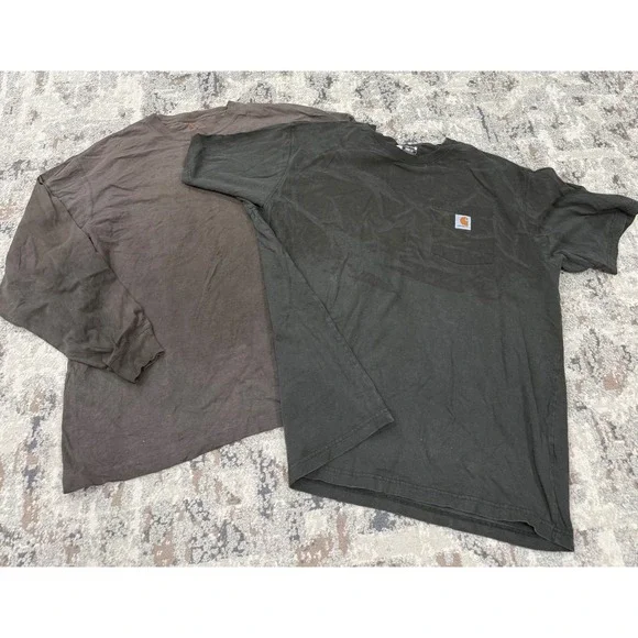 Carhartt Mens T-Shirt Bundle Large XL Fit Short Sleeve L Original Long Sleeve