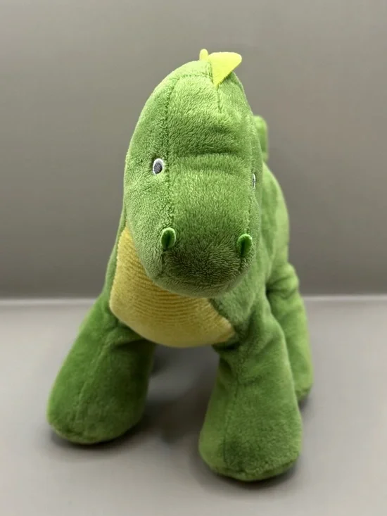 Carters Green Dinosaur Plush Stuffed Animal Baby Lovey