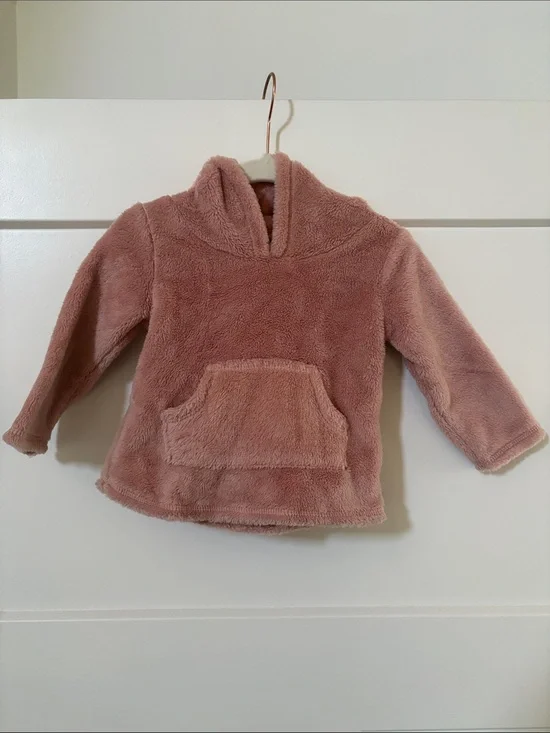 Carter’s Cozy Plush Hoodie for Baby Girl Dusty Rose 9 Months
