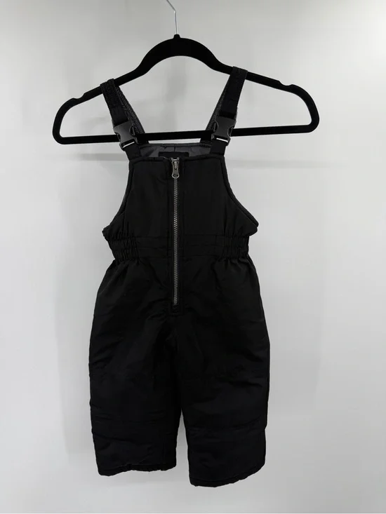 Carters 2T Snow Bibs Overalls Black