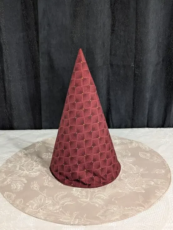 Handmade Fall Floral Whimsy Floppy Witch Hat - 15