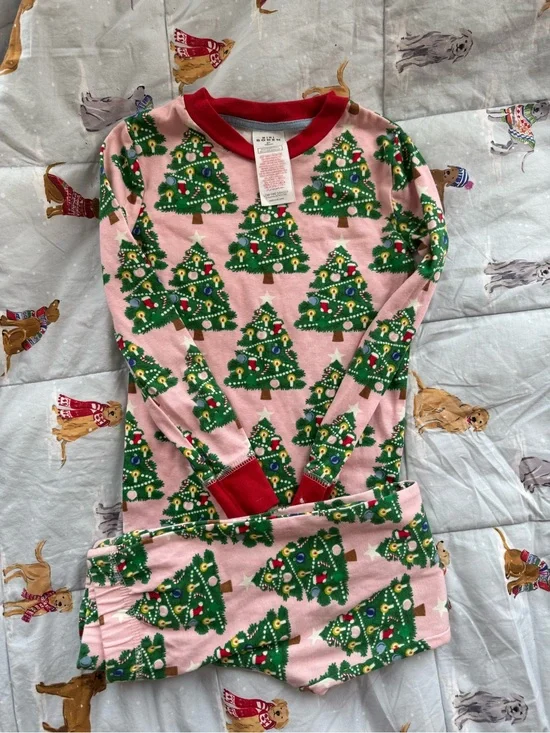 mini boden holiday pjs size 6