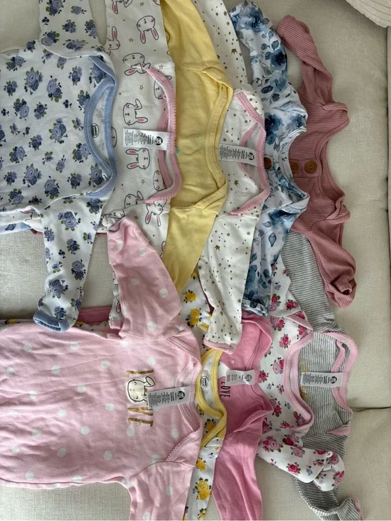 ELEVEN 0-6m Mixed Brands Sleep Gowns for Baby Girl