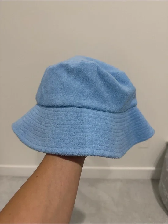 Classic Light Blue Bucket Hat - Women's Soft Fabric
